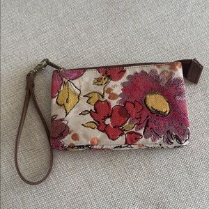 Floral Wristlet Clutch